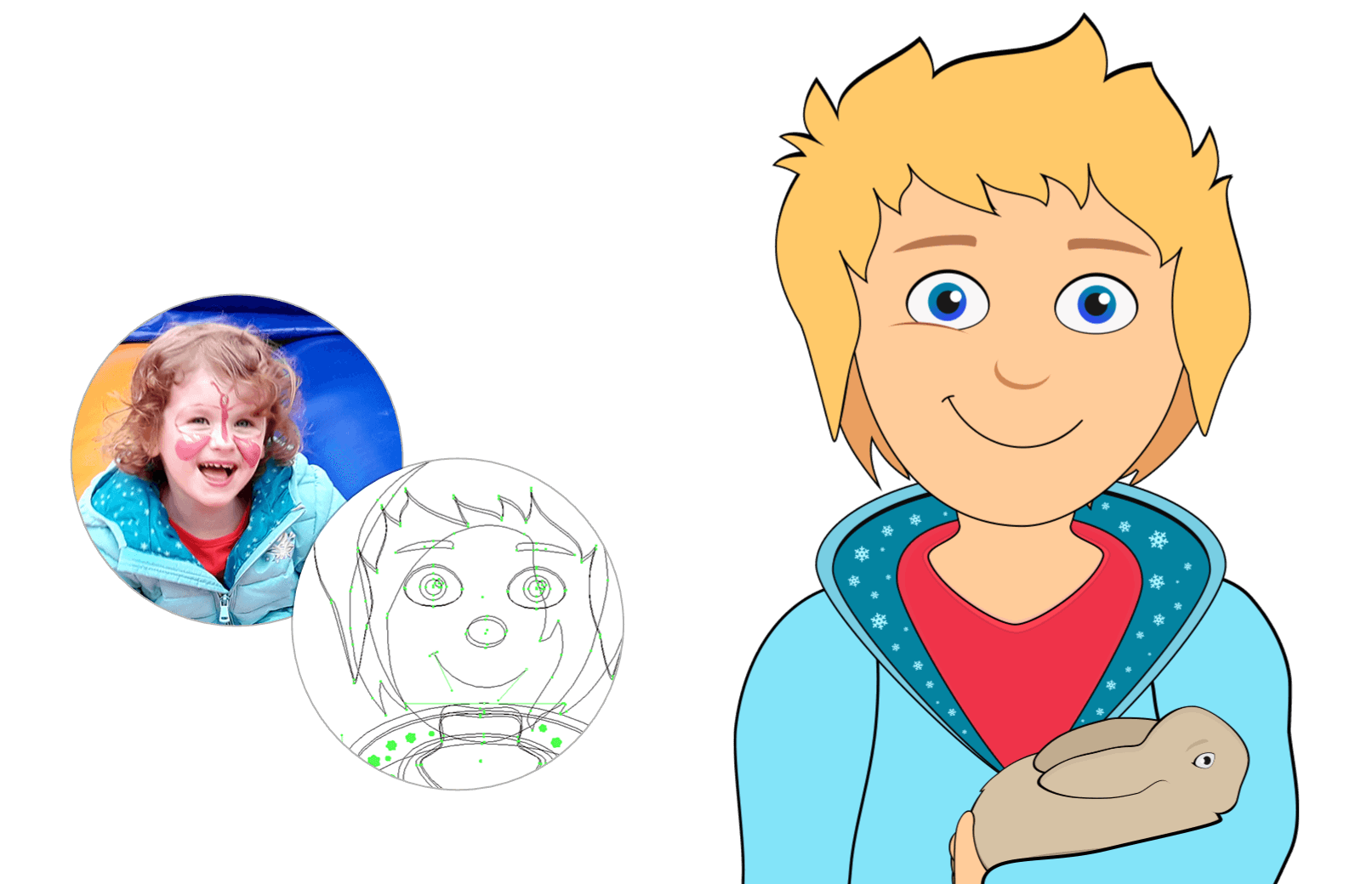 Vectorisation graphique Au Pied de l'Arc-en-Ciel — illustration 3