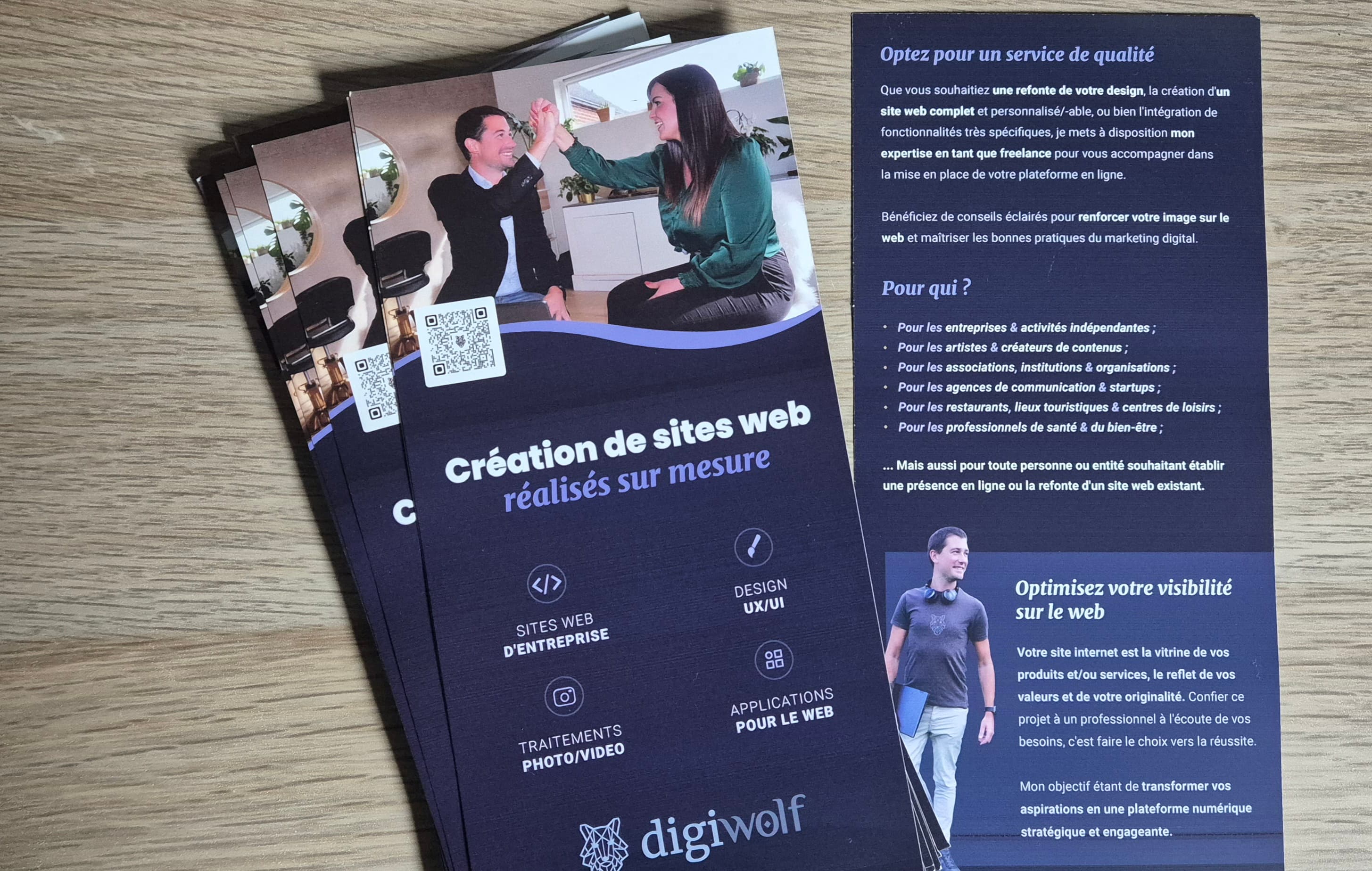 Graphic communication — Digiwolf campaign