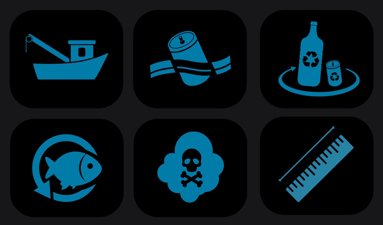Graphic communication — icon set, visual 1