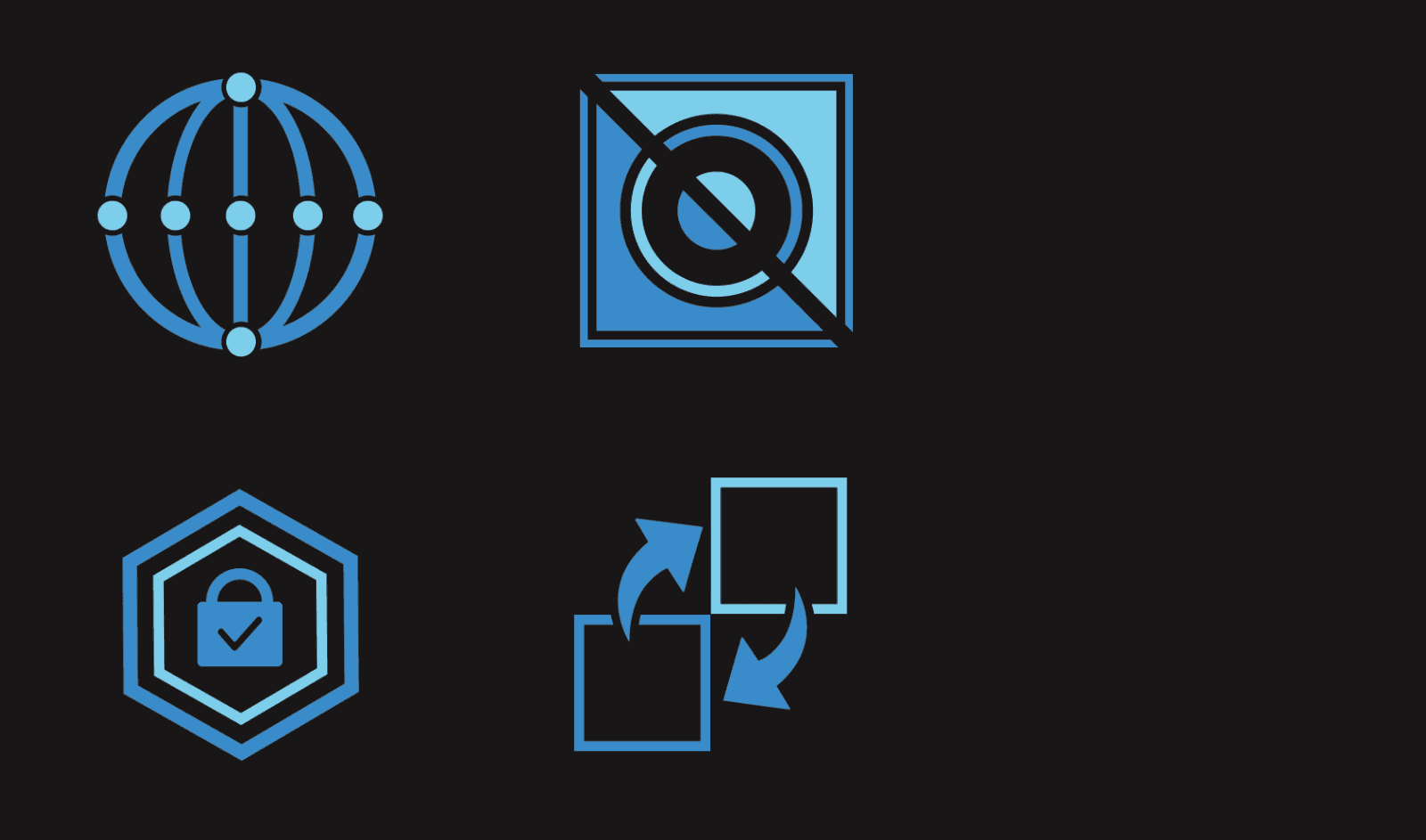 Graphic communication — icon set, visual 3
