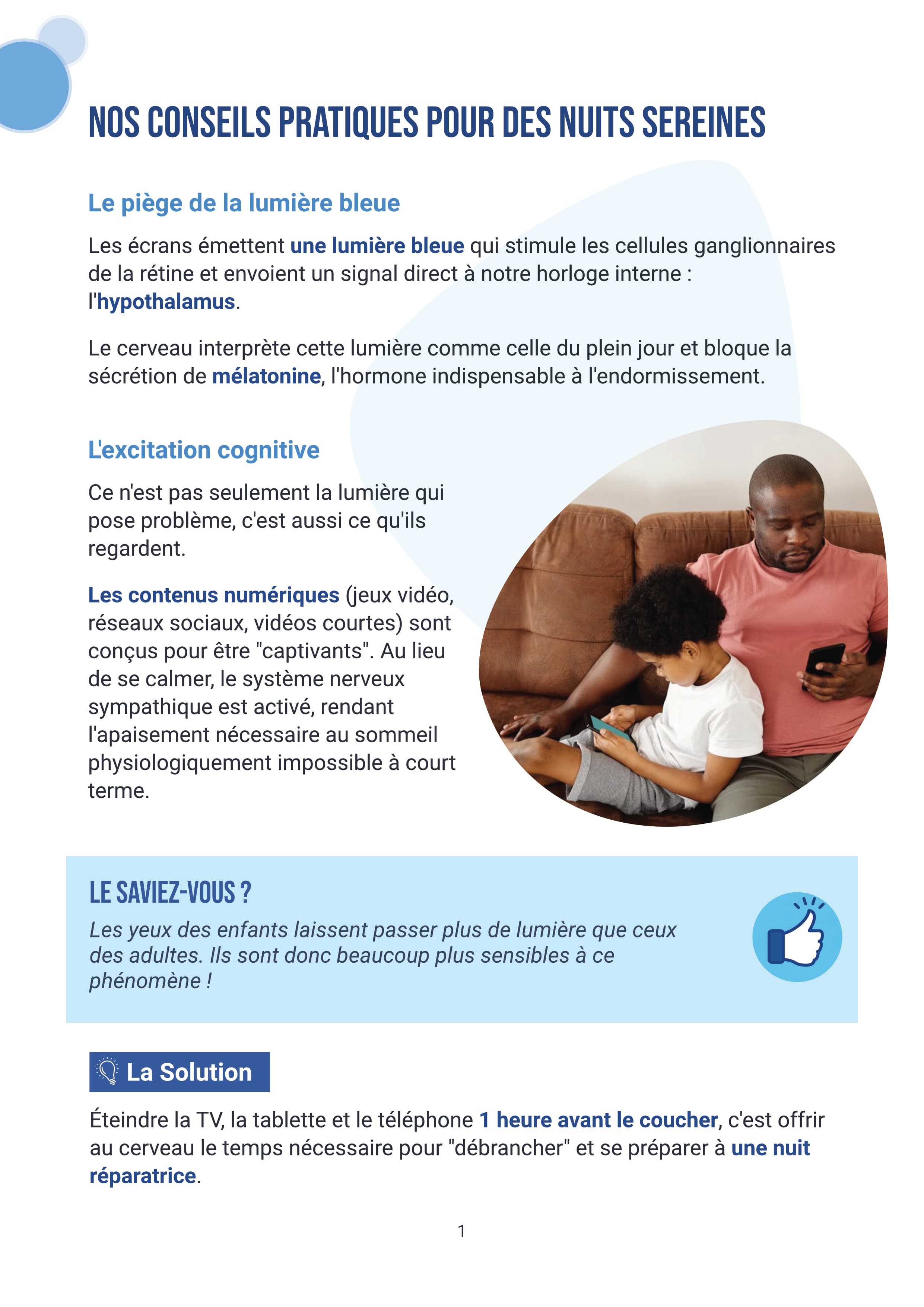 Graphic communication — Sleep campaign, visual 2