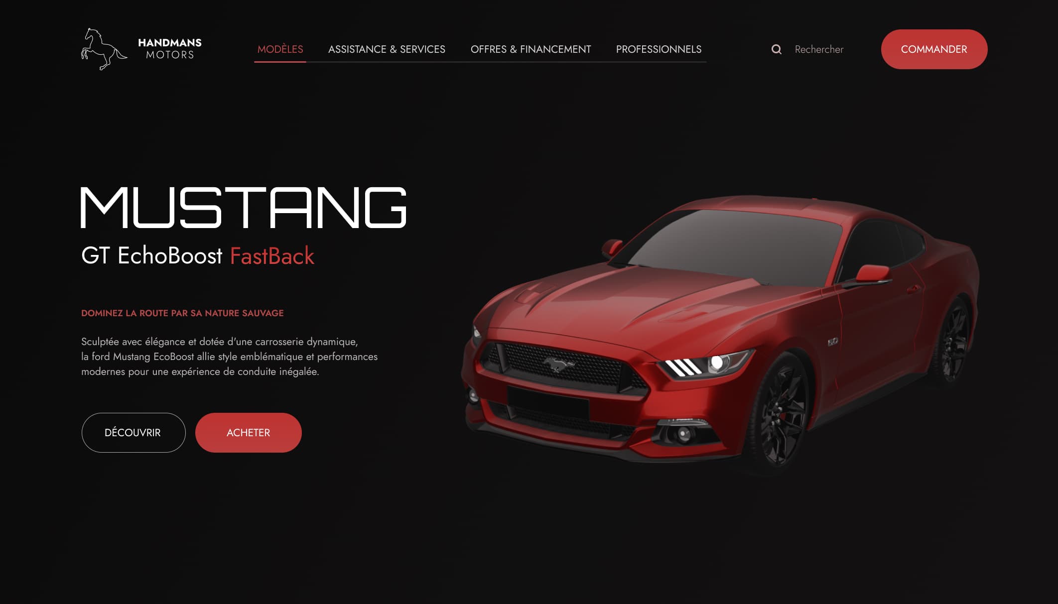 Identité visuelle Handmans Motors — vue 1