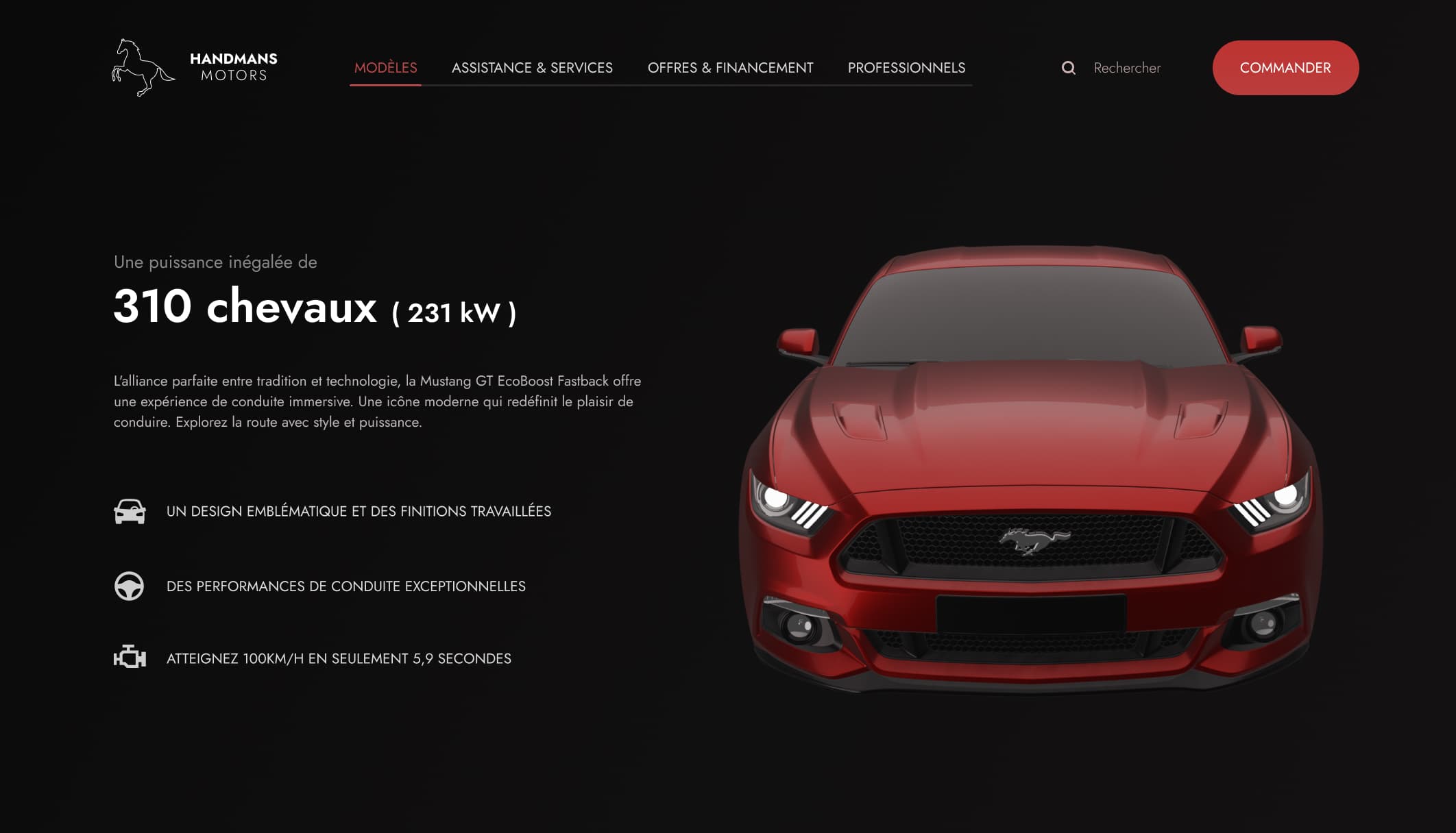 Identité visuelle Handmans Motors — vue 2