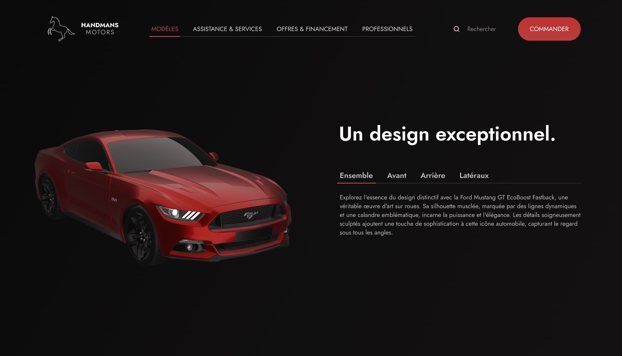 Identité visuelle Handmans Motors — vue 3