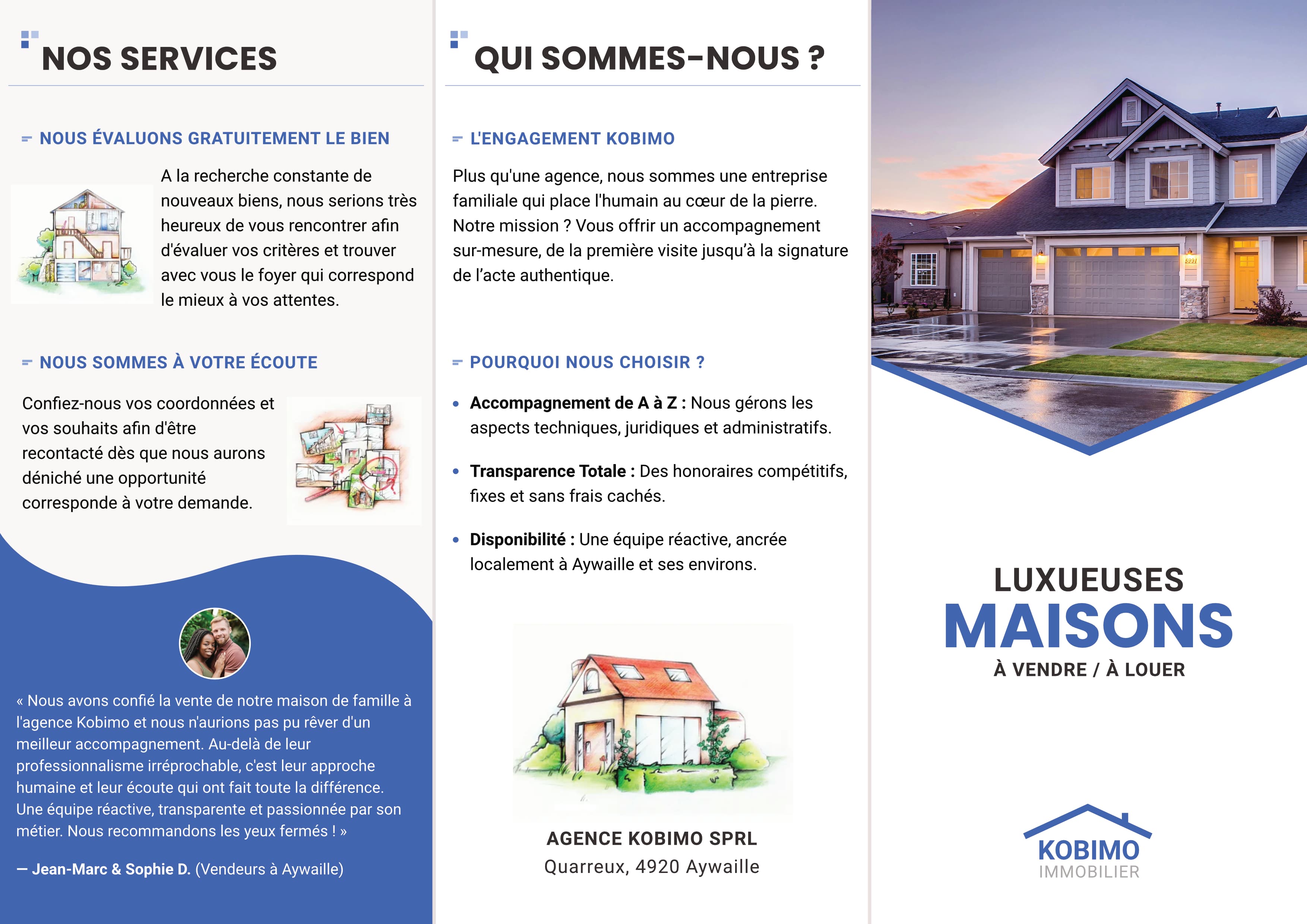 Kobimo — déclinaison de la communication sur supports imprimés
