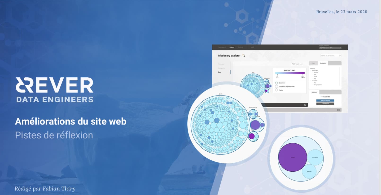 Rever Databook — visual identity overhaul, view 1