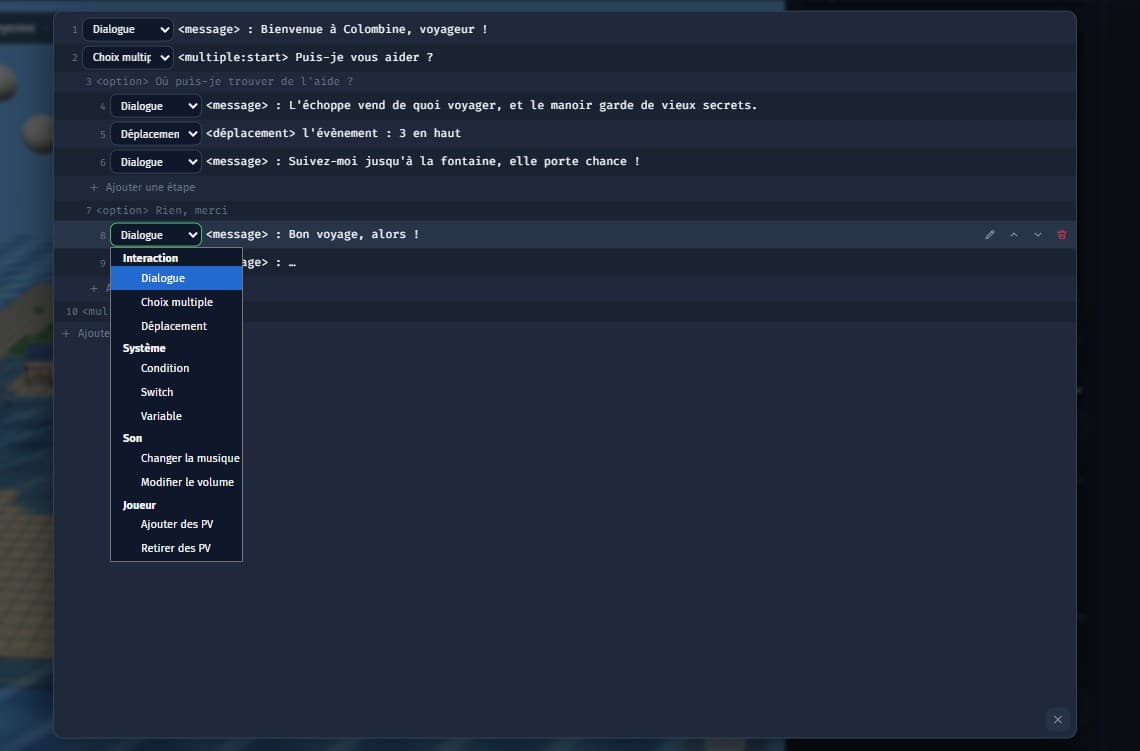 Taleweaver Studio — Narrative Scripting and Modular Event Logic