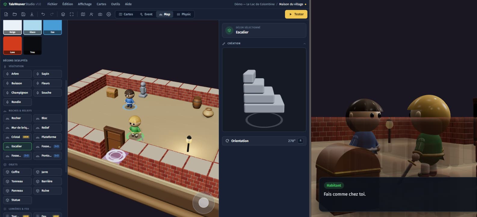 Taleweaver Studio — Integrated Creation and Testing Environment