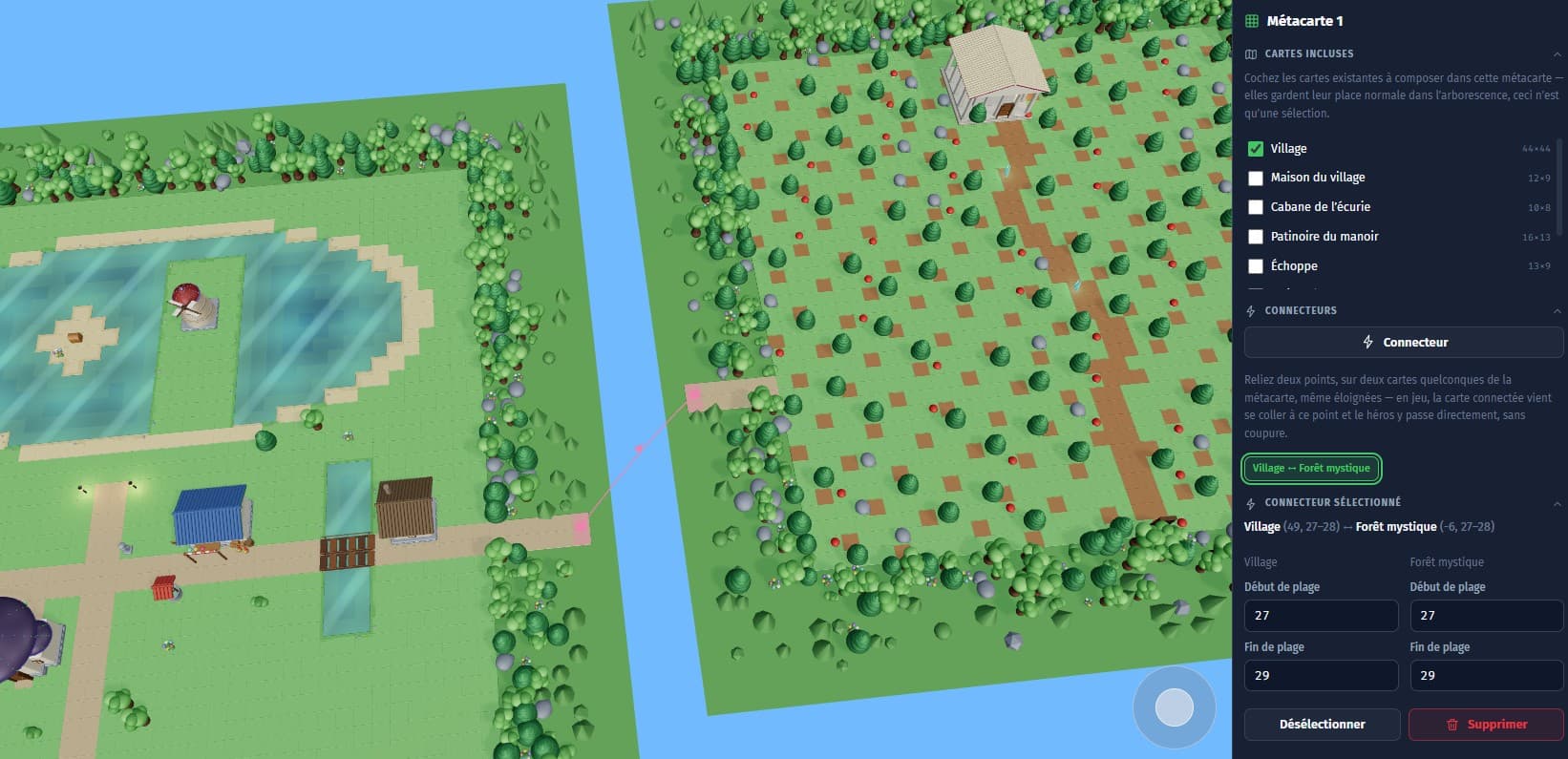 Taleweaver Studio — Game map merging into a single entity