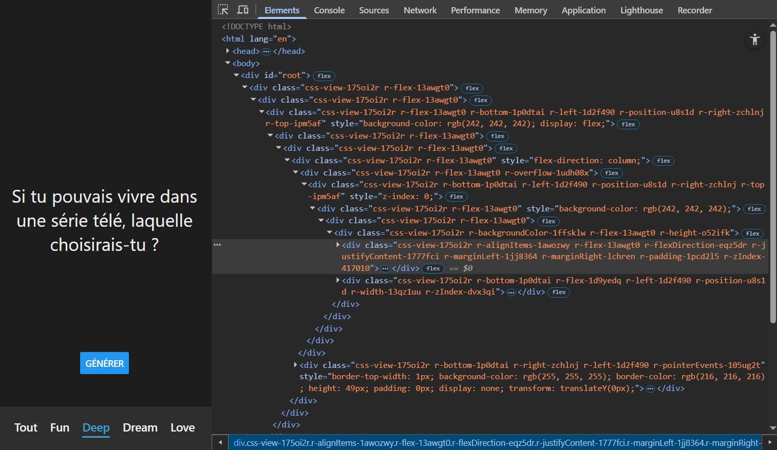 Overview of the Talkflow application (React Native & Expo)