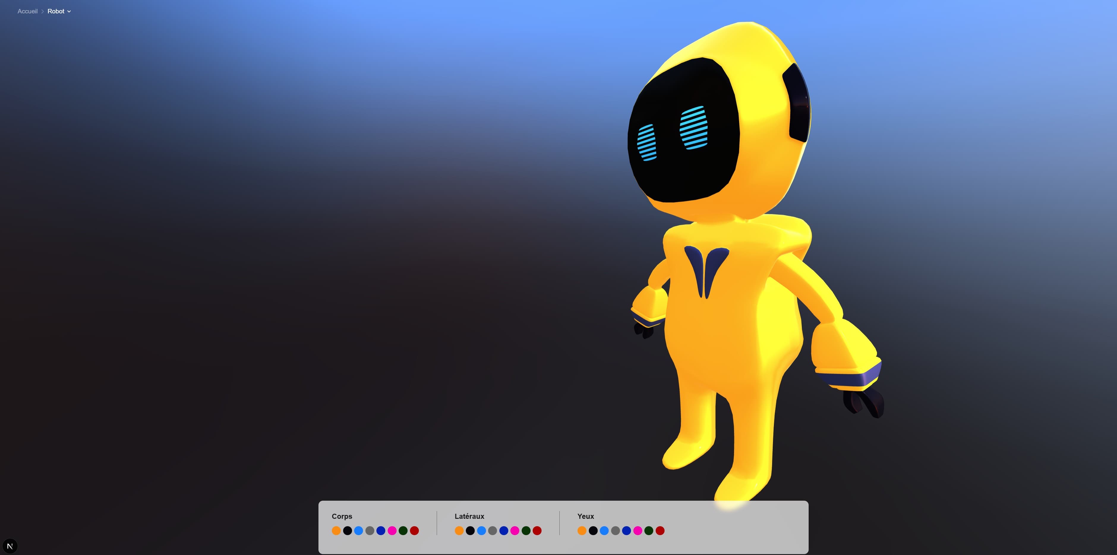 ThreeForce — paramétrage d'une scène 3D via des props React