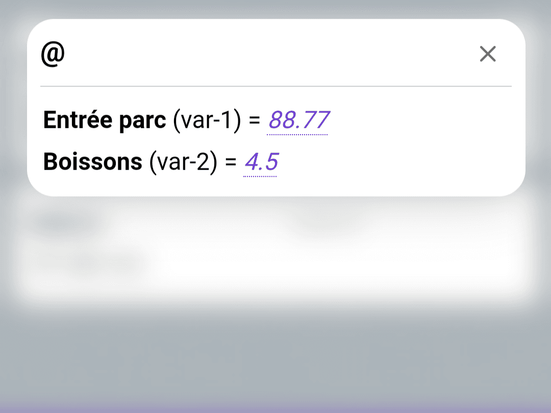 TrackMath — operations history