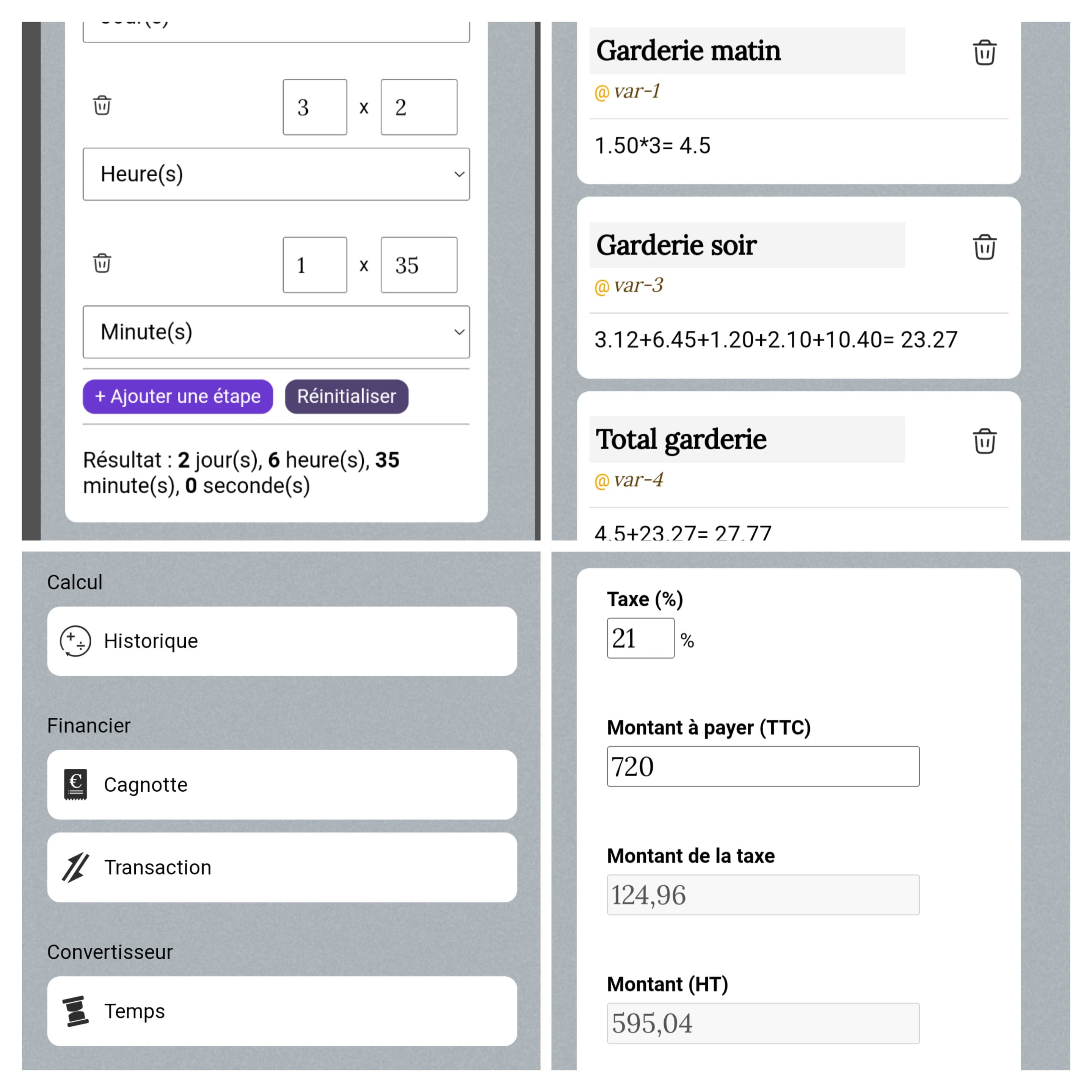 TrackMath — reusing named results in a calculation